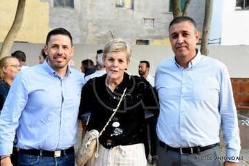 Pregón de La Viña a cargo del alcalde de Telde y actuación del humorista Maestro Florido (Foto Antonio Alí y TA)